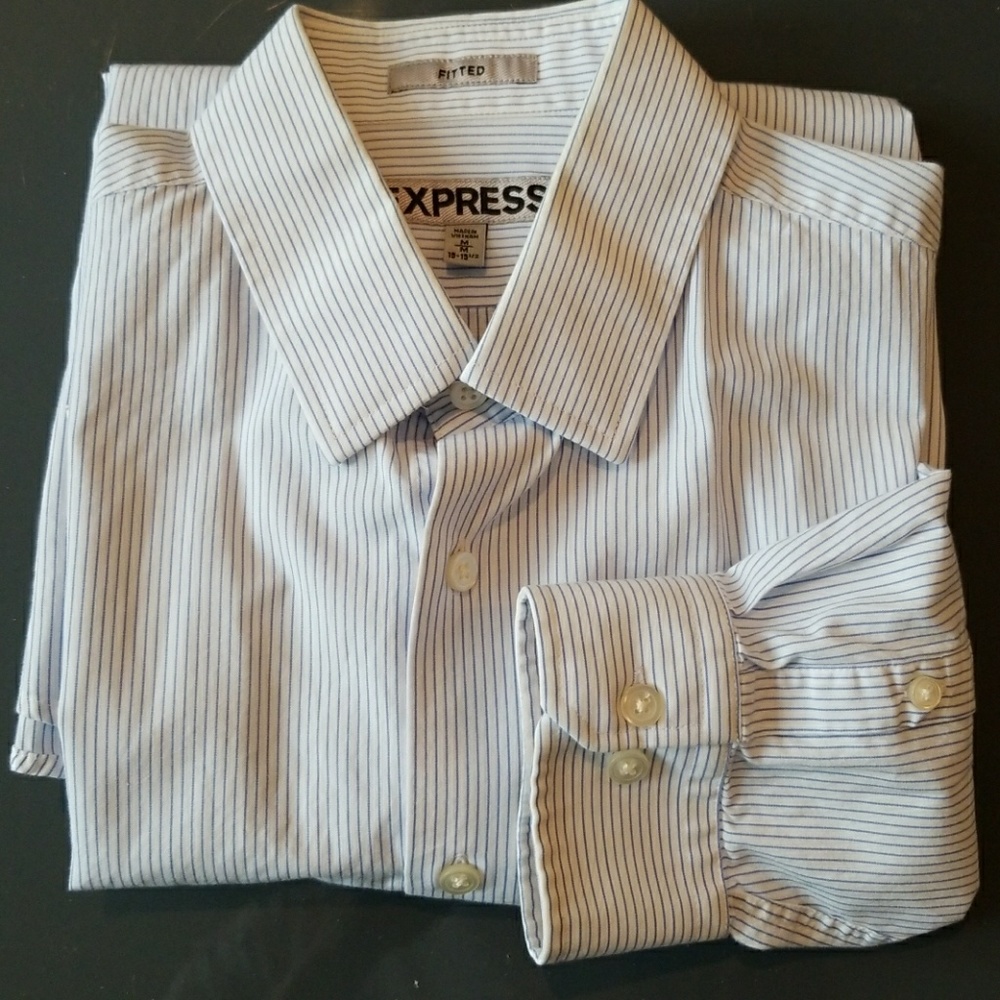 Express Dress Shirt - Fitted Medium - 15/15.5 neck